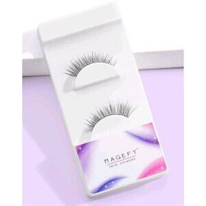 MAGEFY Pair Of Natural Full False Eyelashes,Fluffy Slim For Everyday Use